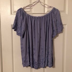 NWOT - Off-the-shoulder Francesca’s Top